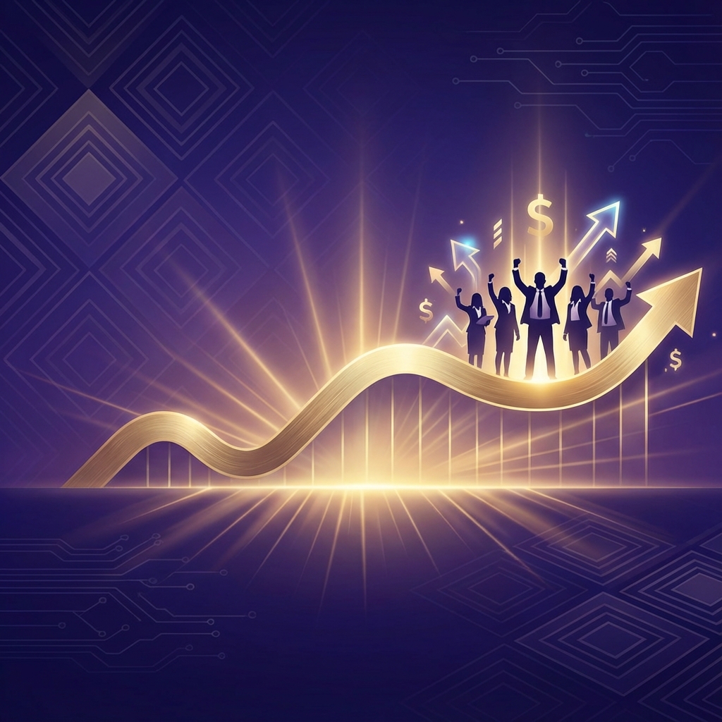 Success and Growth Background